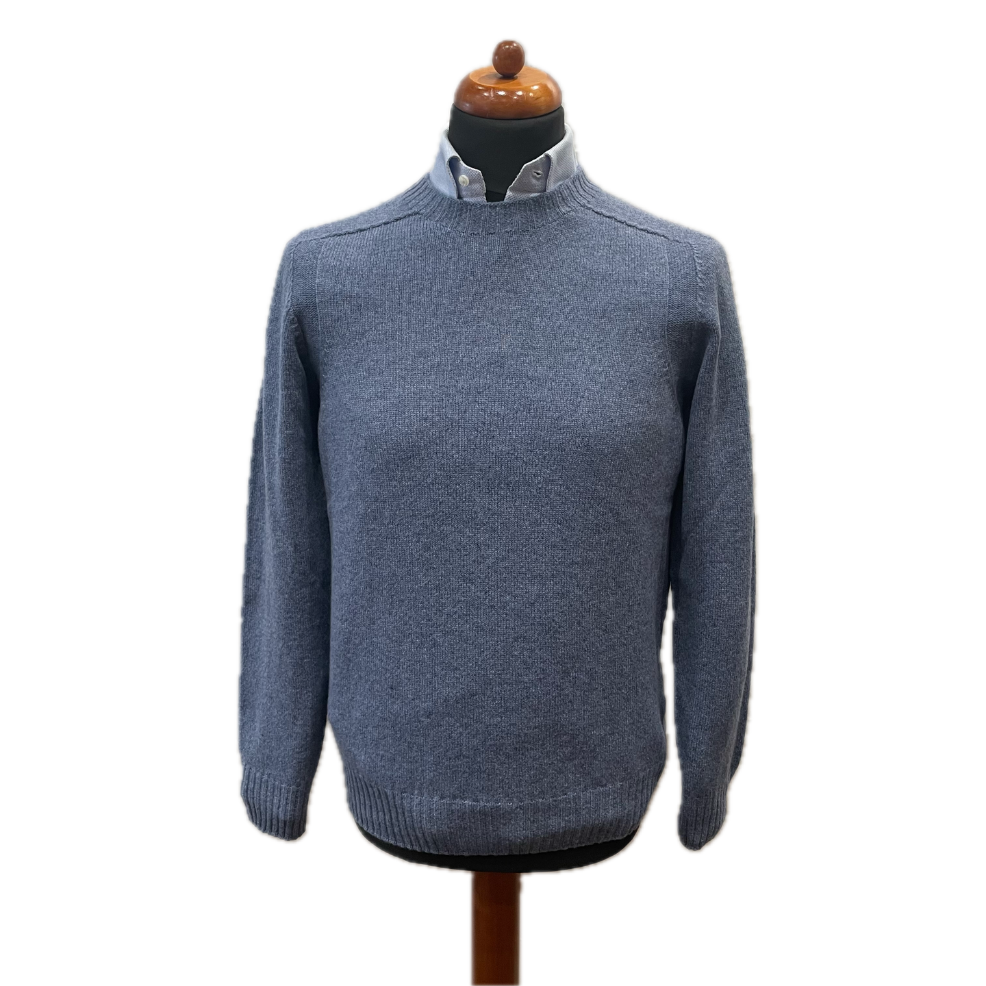 Tube Knit Crew Neck Pullover