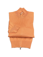 Load image into Gallery viewer, Full Zip sweater in 100% Pima Cotton
