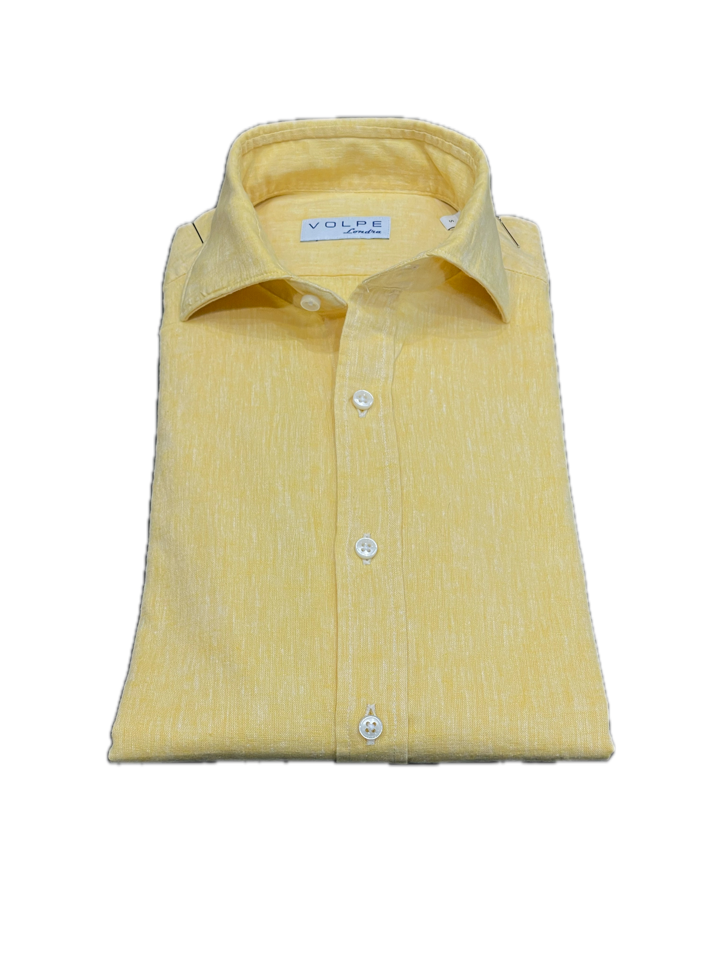 Long sleeve cotton and linen shirt