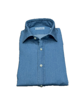 Load image into Gallery viewer, Long sleeve washed denim shirt
