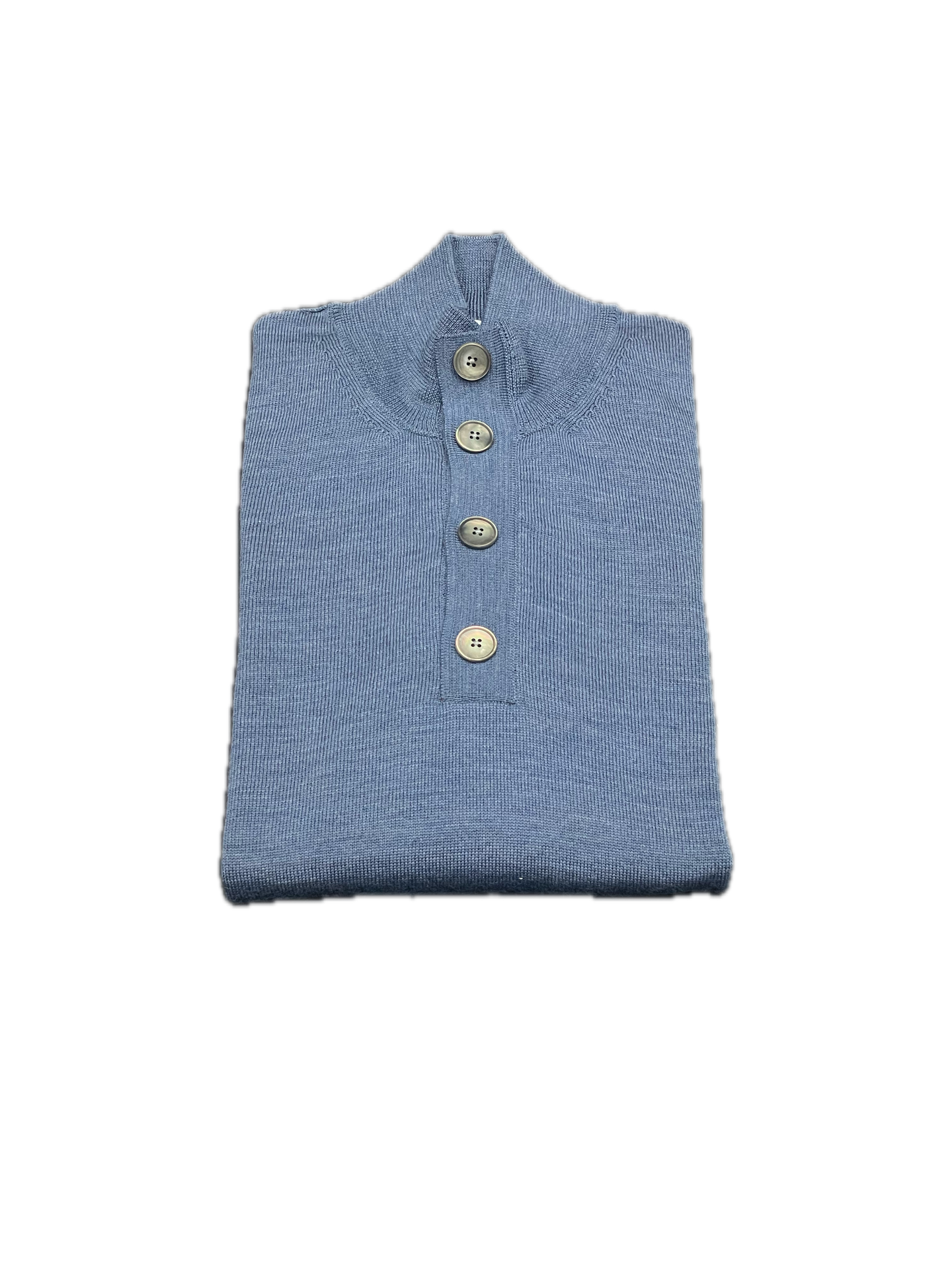 Button neck pullover