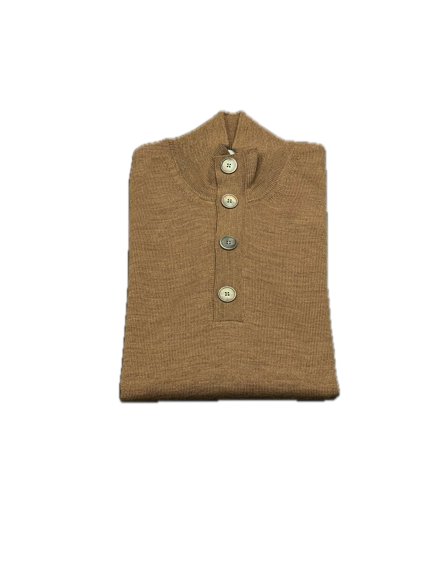 Button neck pullover