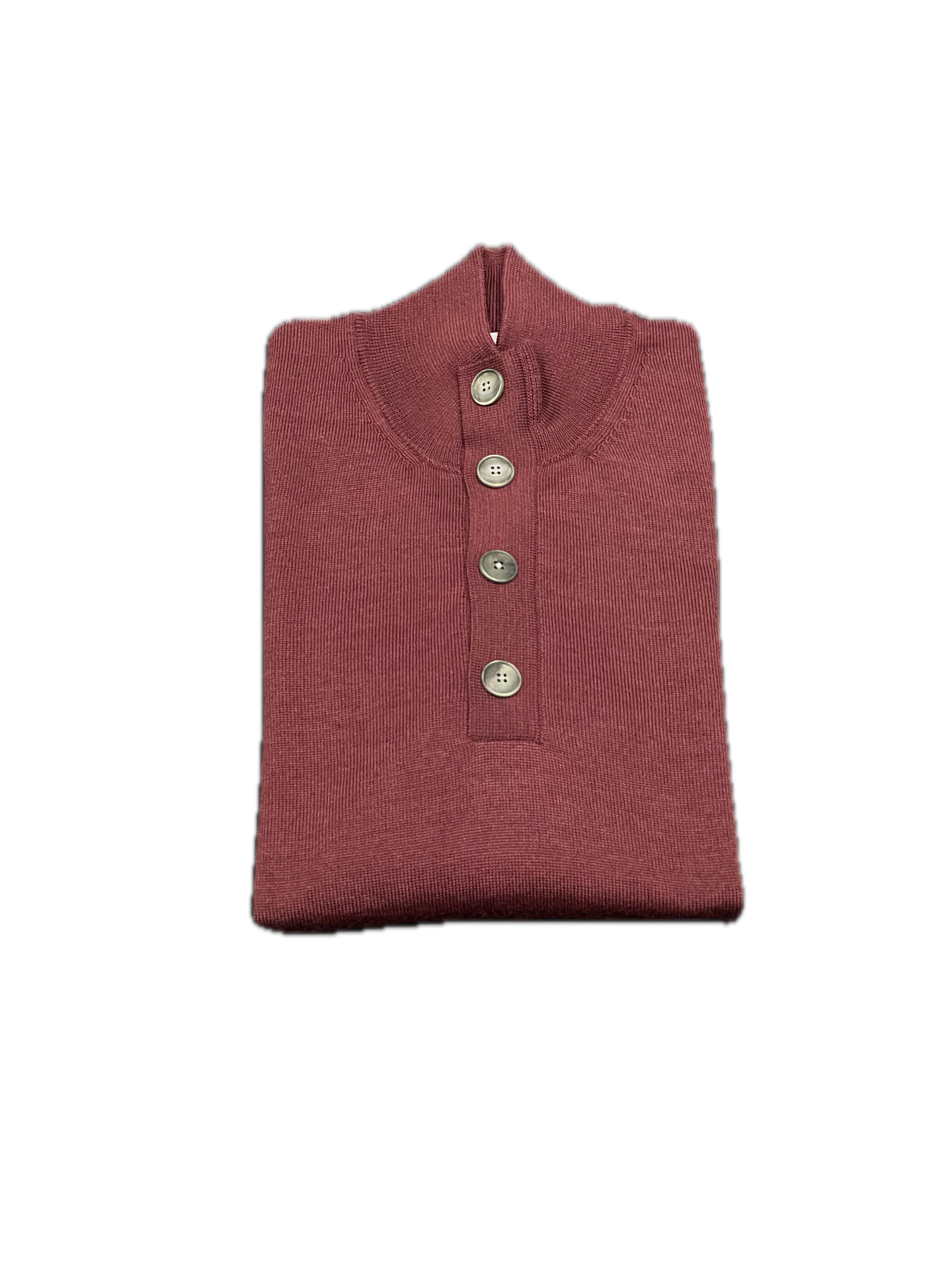 Button neck pullover