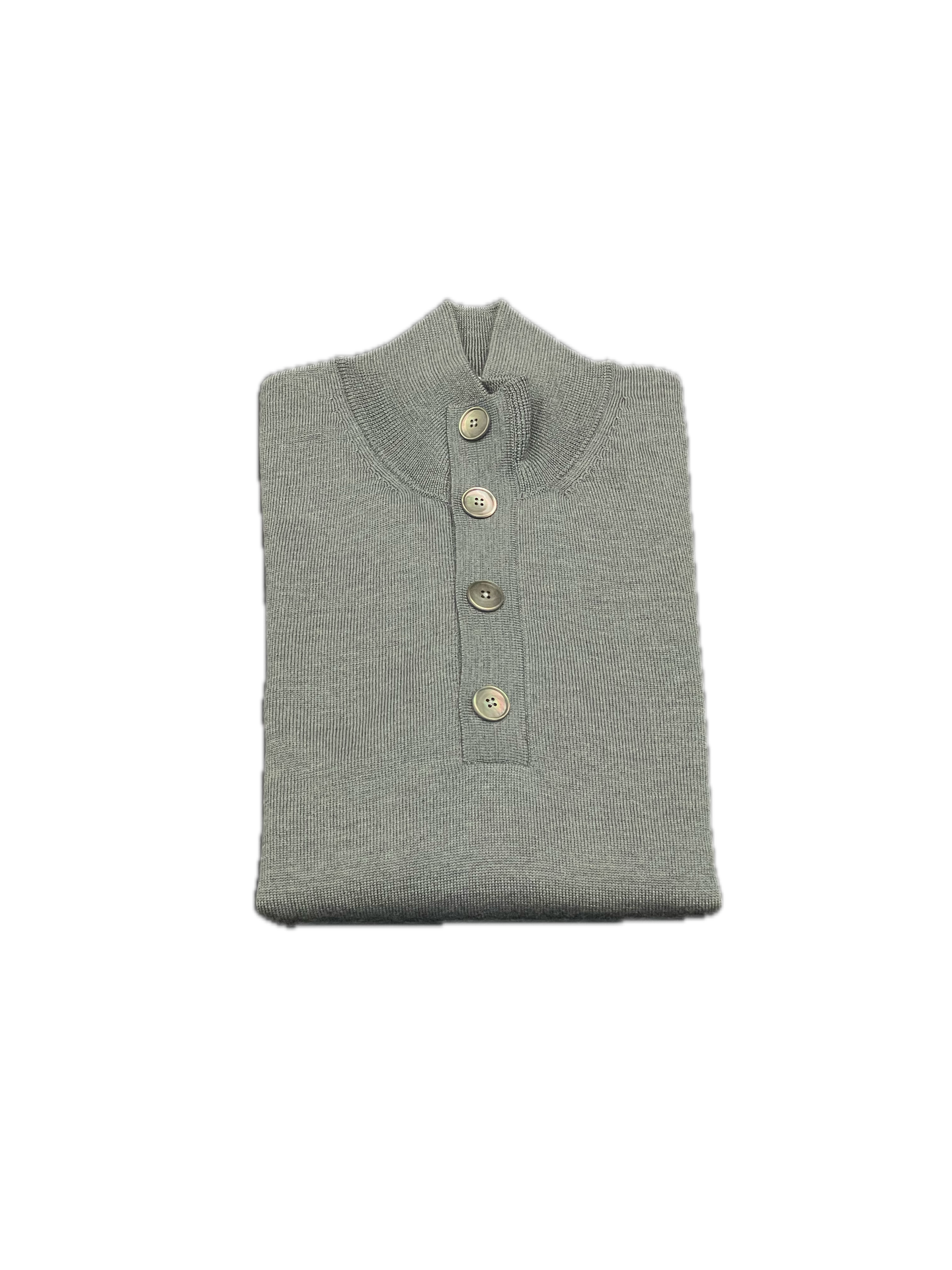 Button neck pullover