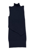 Load image into Gallery viewer, Roll neck in Navy Blue merino wool

