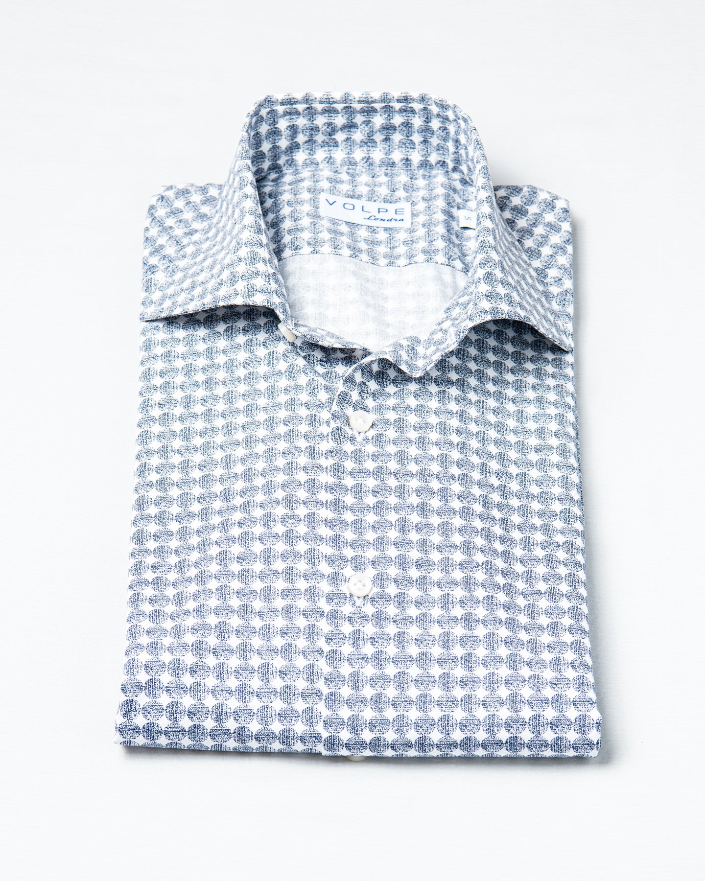 Printed long sleeve cotton shirt