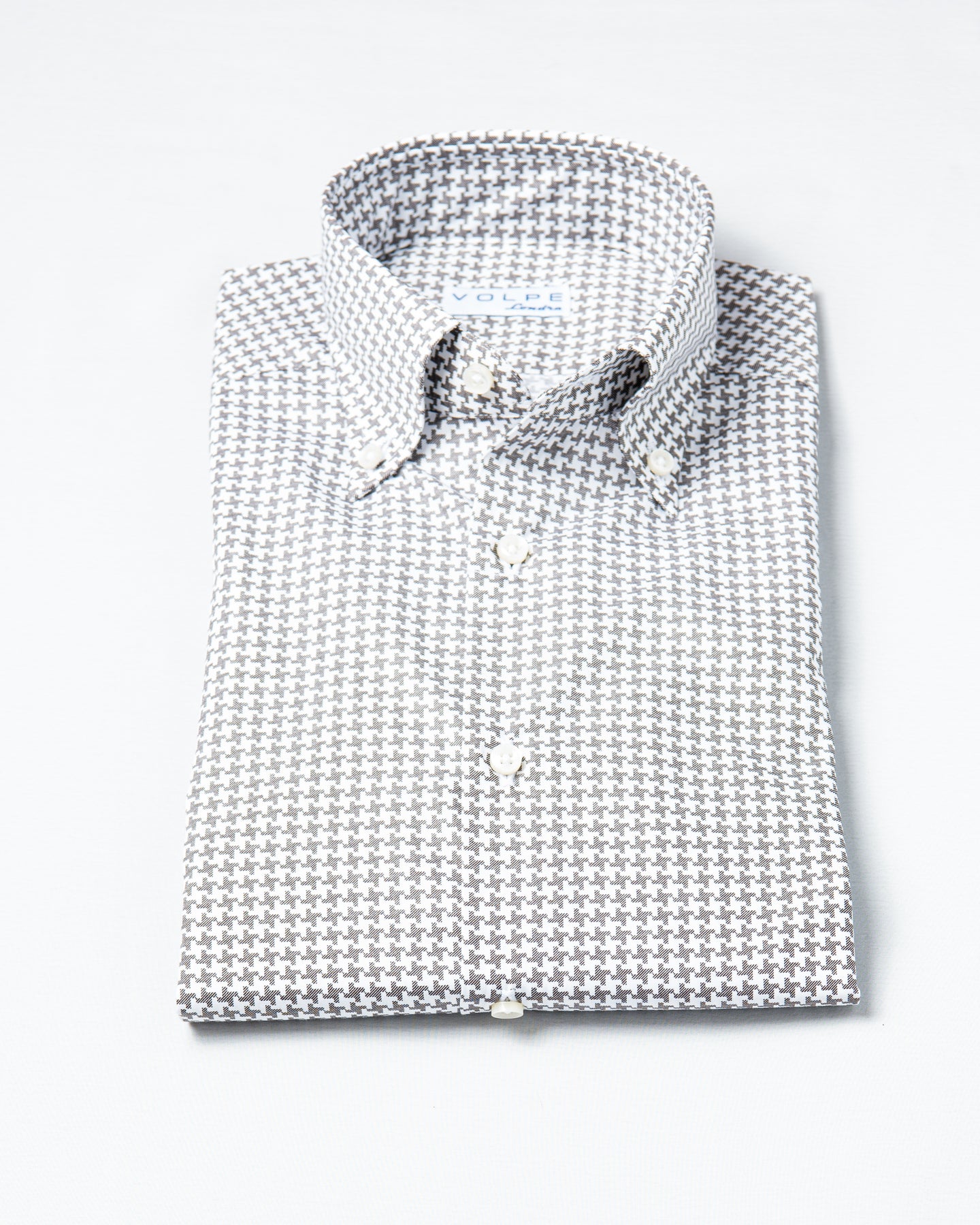 Pure cotton shirt with button down collar
